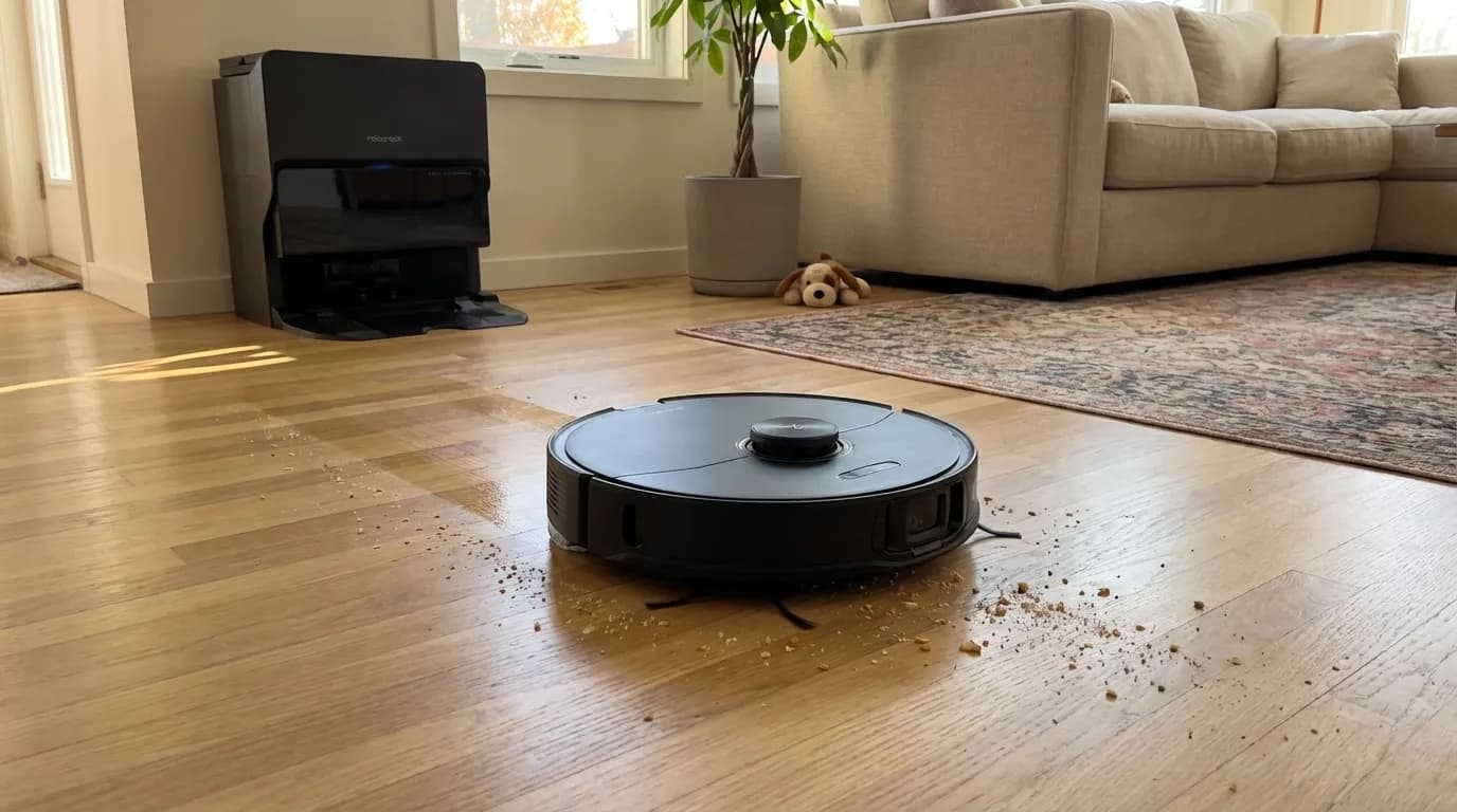 Roborock S8 MaxV Ultra action